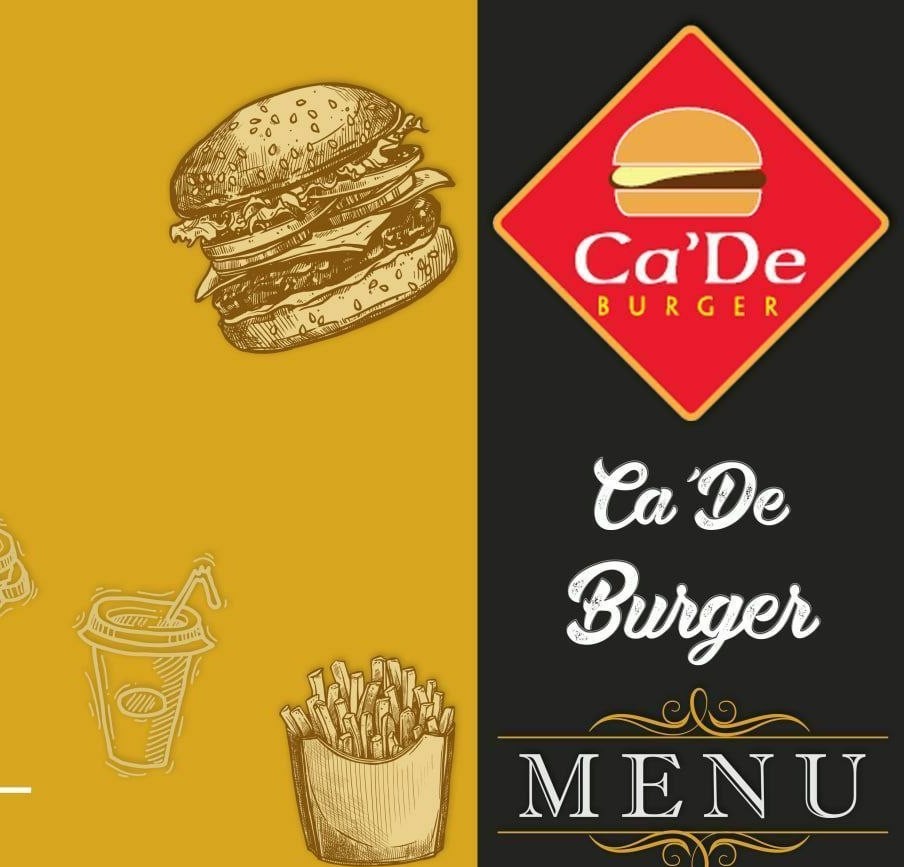 Ca'De Burger food