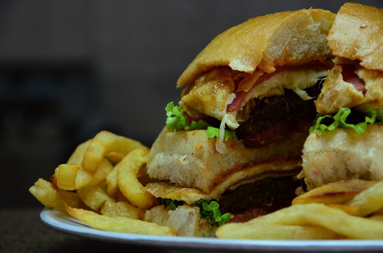 Ca'De Burger close-up