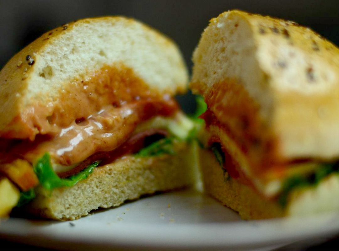 Ca'De Sandwich with fries